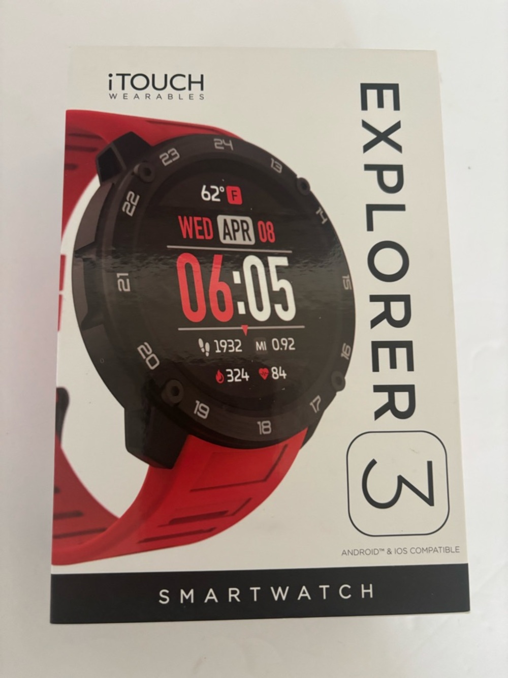 iTOUCH Explorer 3 Smartwatch - Red Band